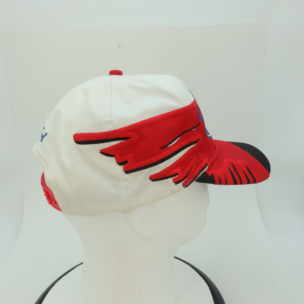 Ford Powered By Ford Racing Embroidered Baseball Cap White Red Black - Picture 6 of 15